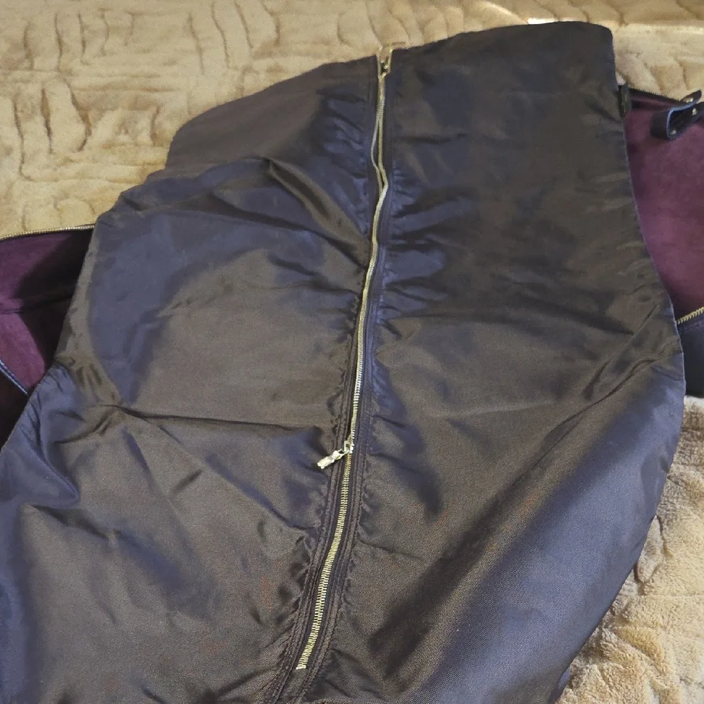 Louis Vuitton Helanga Taiga Luggage with garment bag
